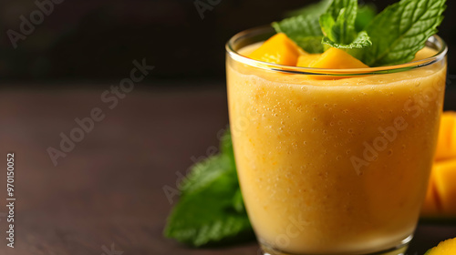 Tropical Fruit Smoothie Underwater Scene Soft