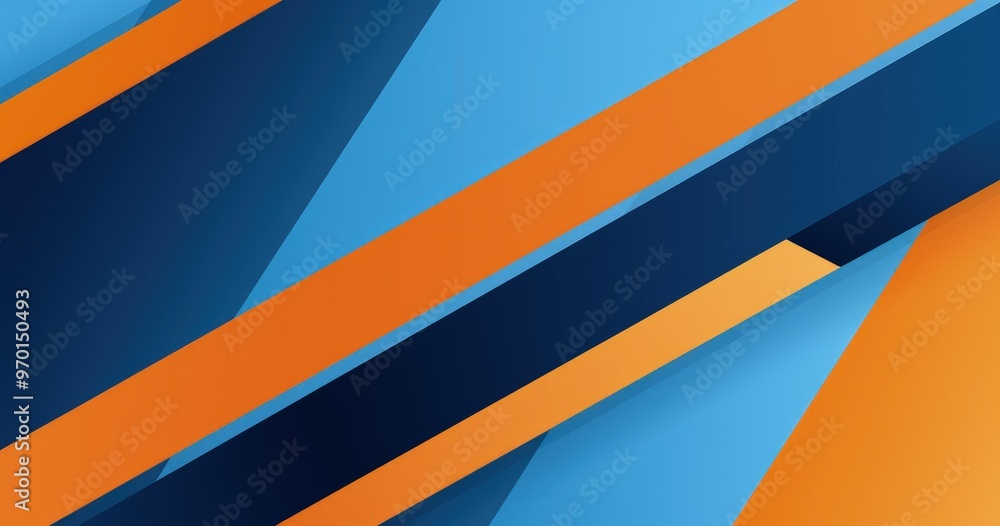 A vibrant abstract design featuring blue and orange geometric shapes, ideal for backgrounds or digital projects. A vibrant abstract design featuring blue and orange geometric shapes, ideal for backgrounds or digital projects.