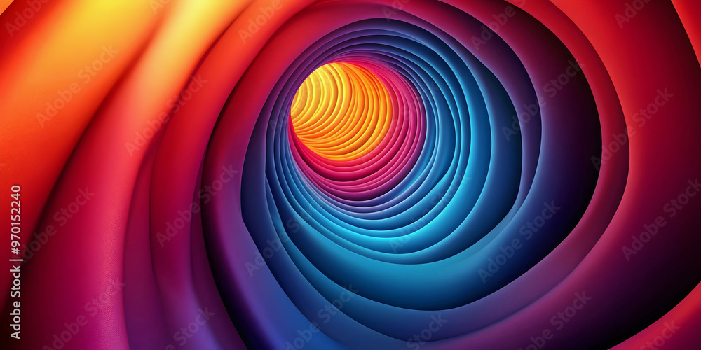 Obraz premium abstract colorful background with circles, ai generated.