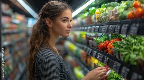 Woman Shopping for Produce