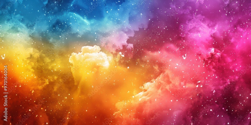 Fototapeta premium Vibrant Abstract Art. Colorful and Detailed Background