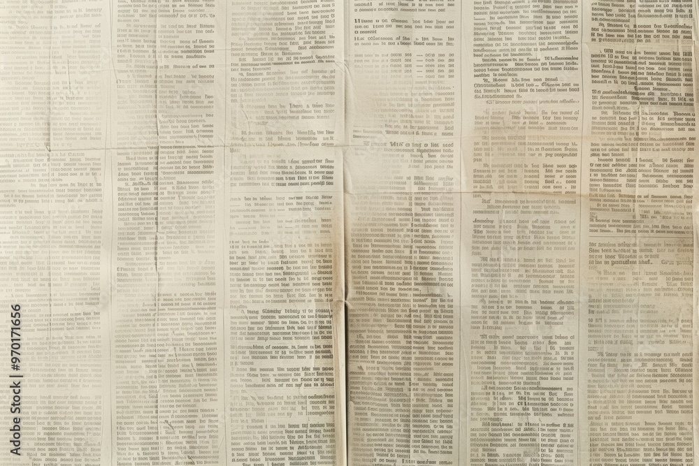 Obraz premium Vintage Newspaper Nostalgia. Classic Newsprint Background