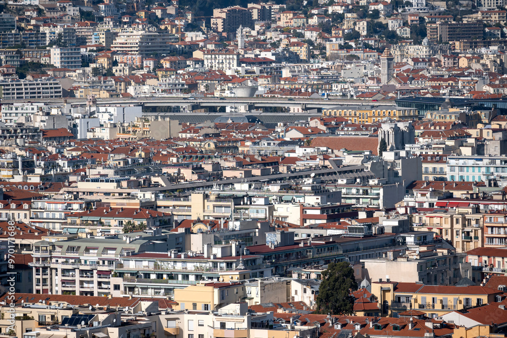 Panoramic view of city of Nice, France Panoramic view of city of Nice, France