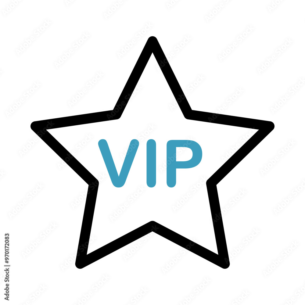 VIP icon template VIP icon template