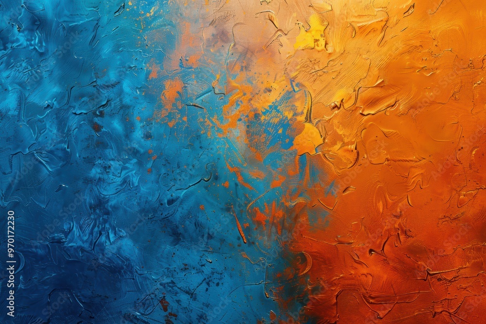 Colorful Contrast. Abstract wall art concept Colorful Contrast. Abstract wall art concept