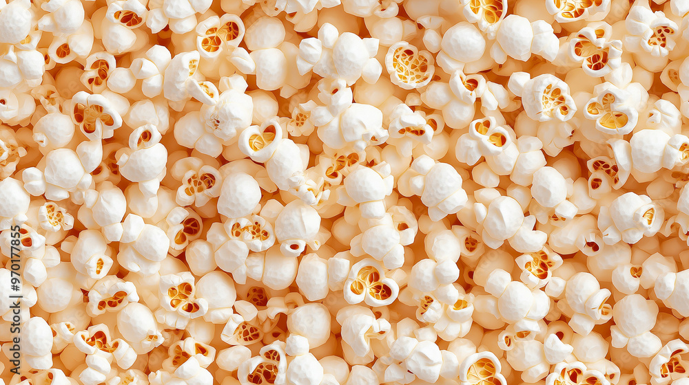 a seamless pattern of a close-up, top-down view of popcorns, filling the entire frame with a focus on the intricate details of the items a seamless pattern of a close-up, top-down view of popcorns, filling the entire frame with a focus on the intricate details of the items
