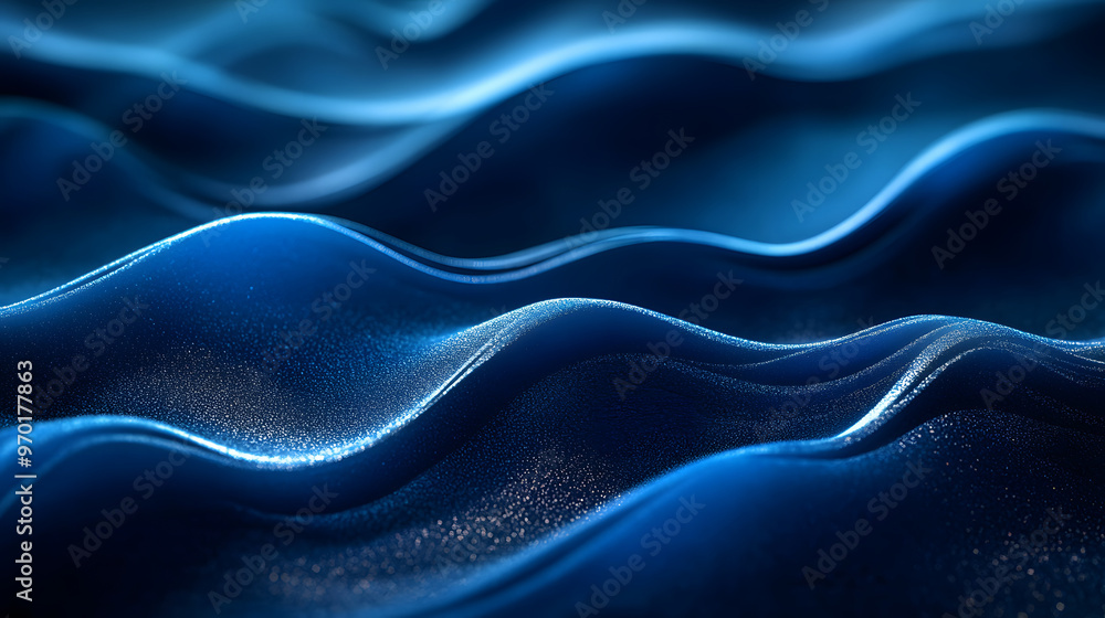 Fototapeta premium a beautiful blue wallpaper formed by waves