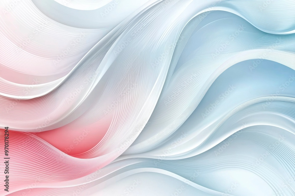Abstract Wavy Lines with White, Gray, and Pink Color Gradient Abstract Wavy Lines with White, Gray, and Pink Color Gradient