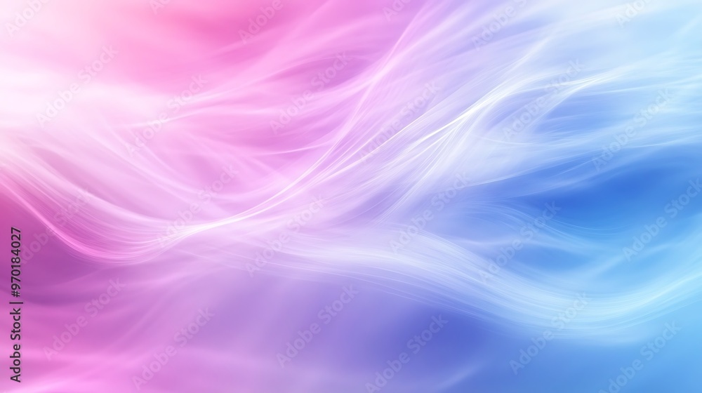 Abstract Blurred Background with Curved Lines in Pink and Blue Abstract Blurred Background with Curved Lines in Pink and Blue
