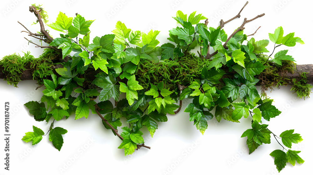 Obraz premium Twisted Wild Liana Messy Jungle Vines Plant 