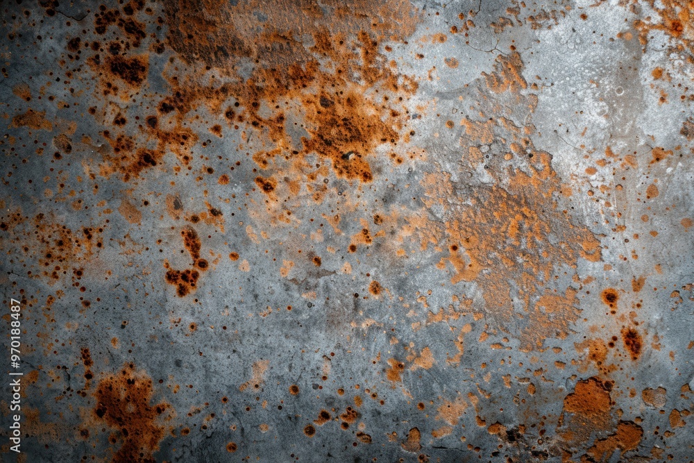 Fototapeta premium Rusty metal surface with grunge texture