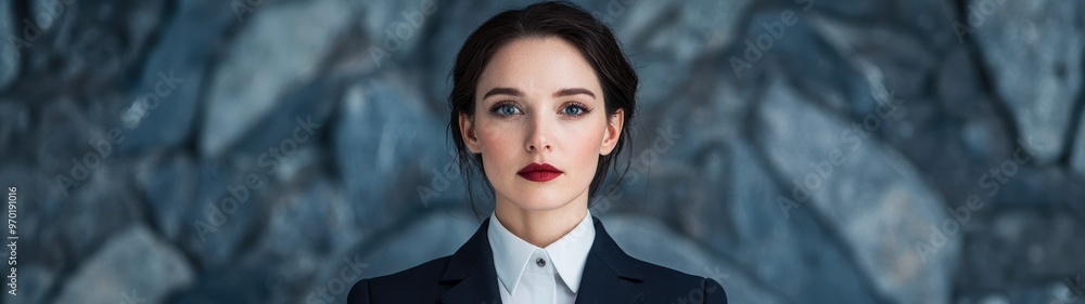 Confident woman in formal attire Confident woman in formal attire