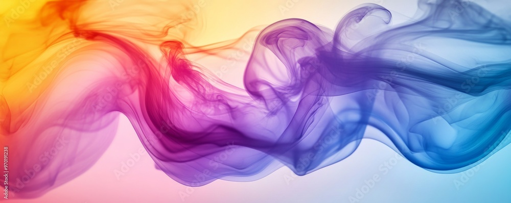 Colorful abstract smoke on gradient background Colorful abstract smoke on gradient background
