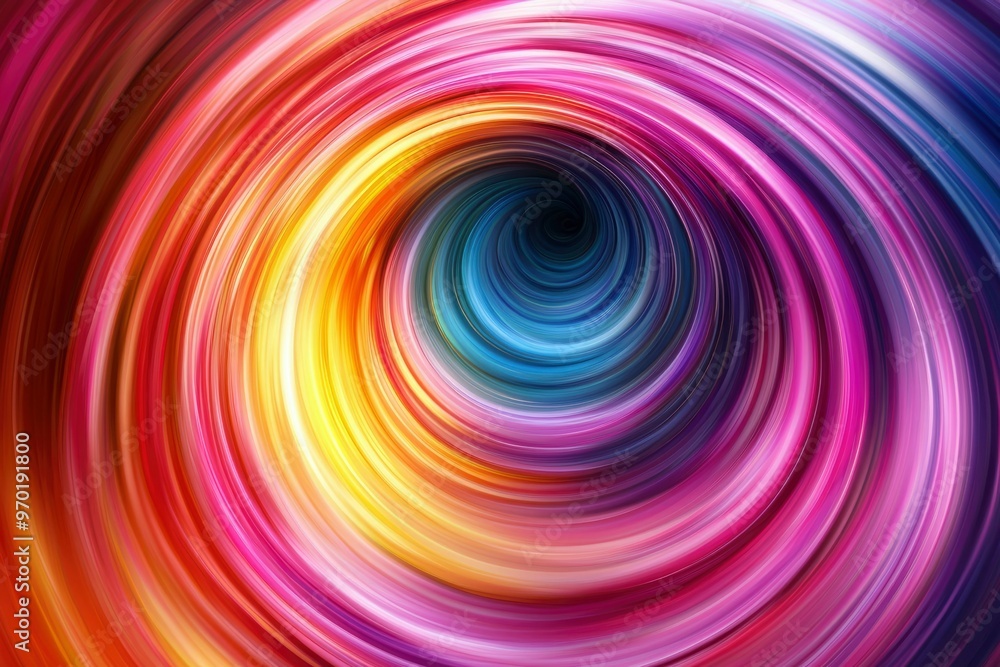 Abstract Swirling Colors Leading to a Black Hole Abstract Swirling Colors Leading to a Black Hole
