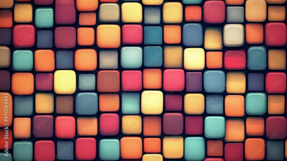 Abstract Colorful Square Pattern Background Abstract Colorful Square Pattern Background