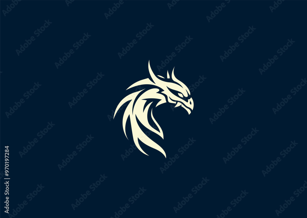 Vector illustration of Dragon Logo Design Vector illustration of Dragon Logo Design