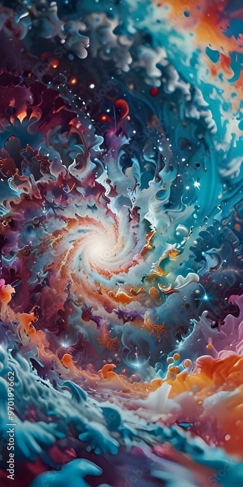 Abstract fractal background image Abstract fractal background image
