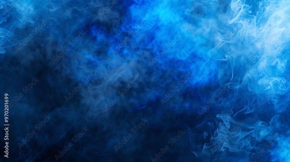 Background Light Blue Smoke Neon Light Cloud : Generative AI Background Light Blue Smoke Neon Light Cloud : Generative AI
