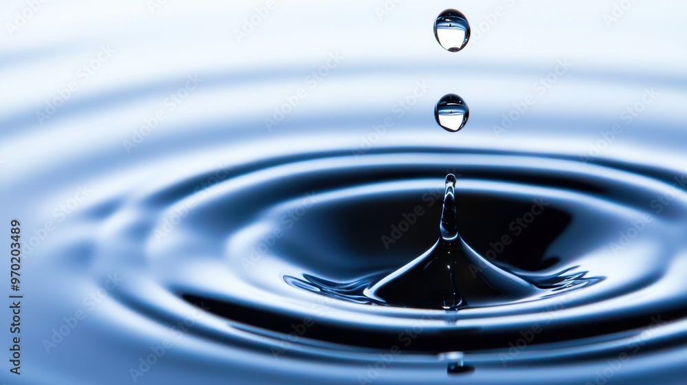 Liquid droplets blending together, forming organic, smooth shapes Liquid droplets blending together, forming organic, smooth shapes