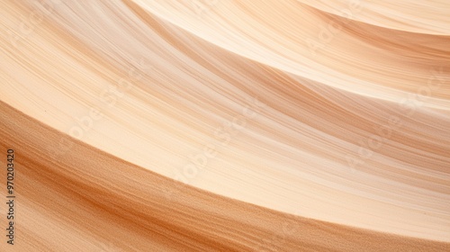 Soft, flowing sand patterns in a desert landscape