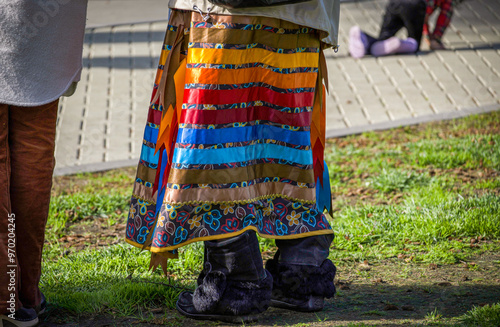 Fotografía Close up of a ribbon skirt