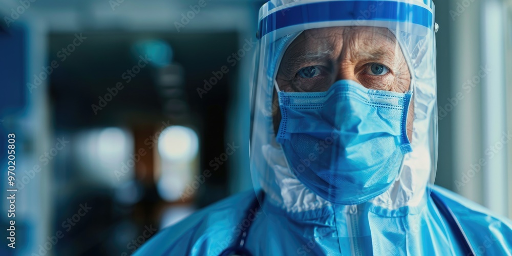Medical Professional in Protective Gear