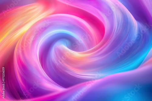 Abstract Swirling Pattern with Gradient Colors