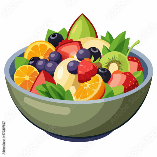 fruit salad in bowl