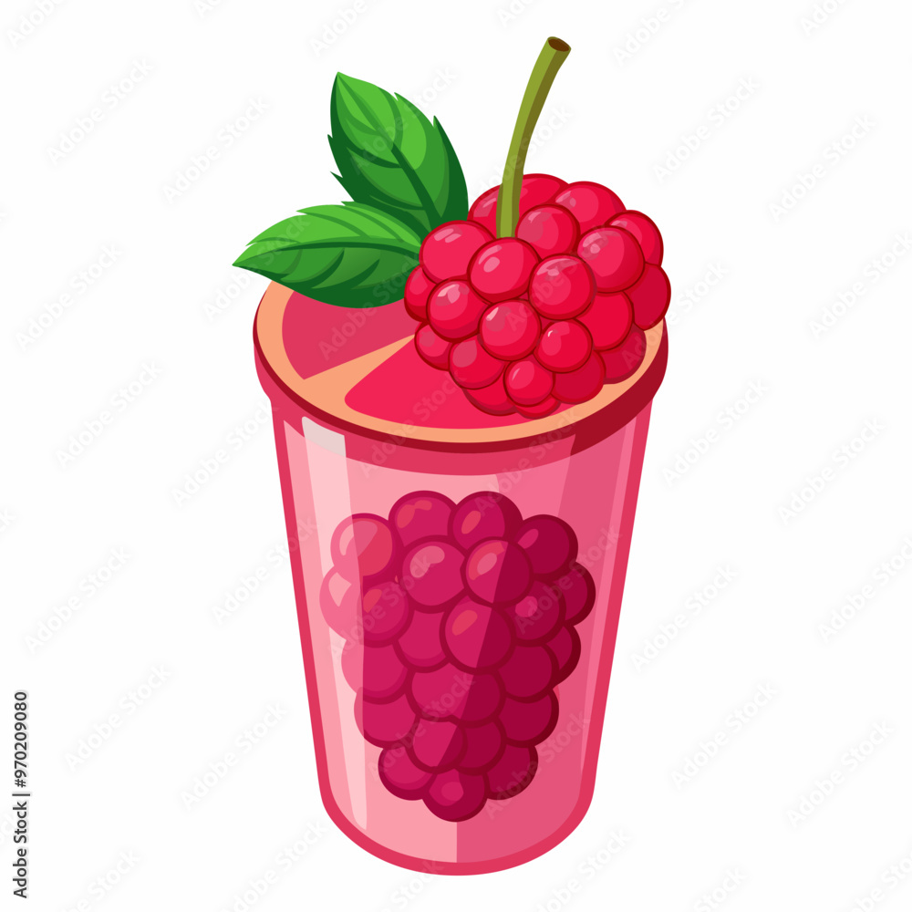 glass of raspberry juice glass of raspberry juice
