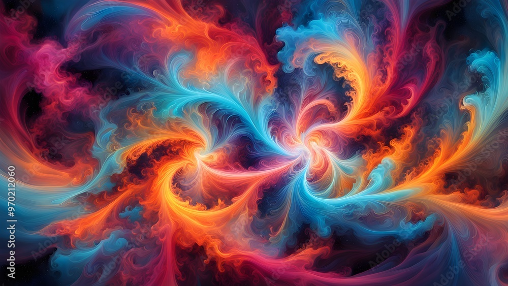 Abstract swirling colors and patterns, reminiscent of smoke, flames, or nebulae. Abstract swirling colors and patterns, reminiscent of smoke, flames, or nebulae.