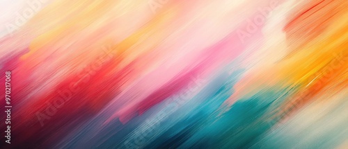 Abstract background featuring a blurred texture created with vibrant paint colors