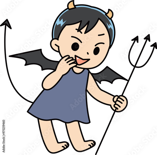 悪いことを囁く悪魔