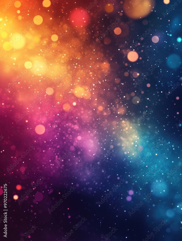 Vibrant abstract background featuring a mix of bright colors and sparkling glitter elements Vibrant abstract background featuring a mix of bright colors and sparkling glitter elements