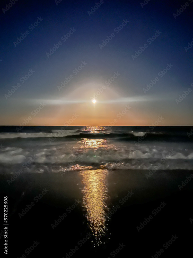 Fototapeta premium sunset on the beach