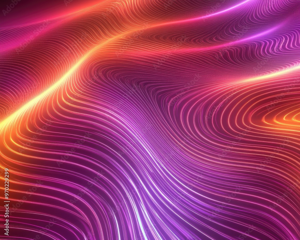 Vibrant Wave Line Light Effect Background for Banner and Flyer Design Vibrant Wave Line Light Effect Background for Banner and Flyer Design