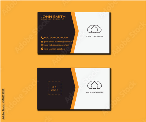 Business Card template presentation, Modern Creative and Clean Business Card Template,Luxury business card design template, business card print templates,Personal visiting card with company logo,Vecto