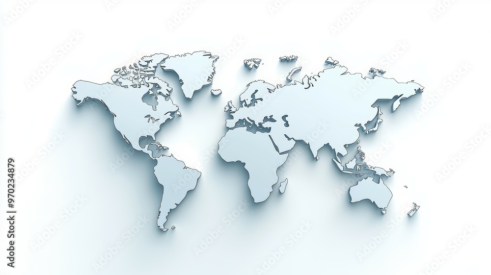 A white background with a blue globe on it A white background with a blue globe on it