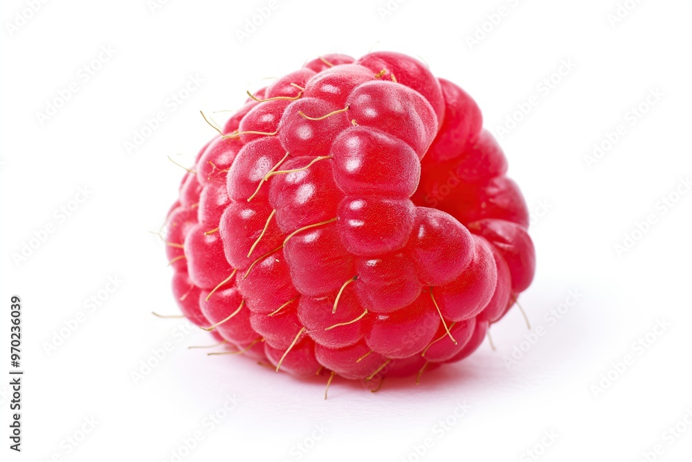 Raspberry isolated on white background close up Raspberry isolated on white background close up