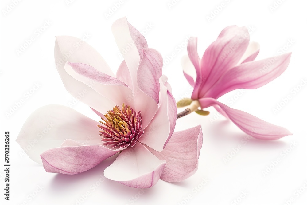 Obraz premium Magnolia flower isolated on white background