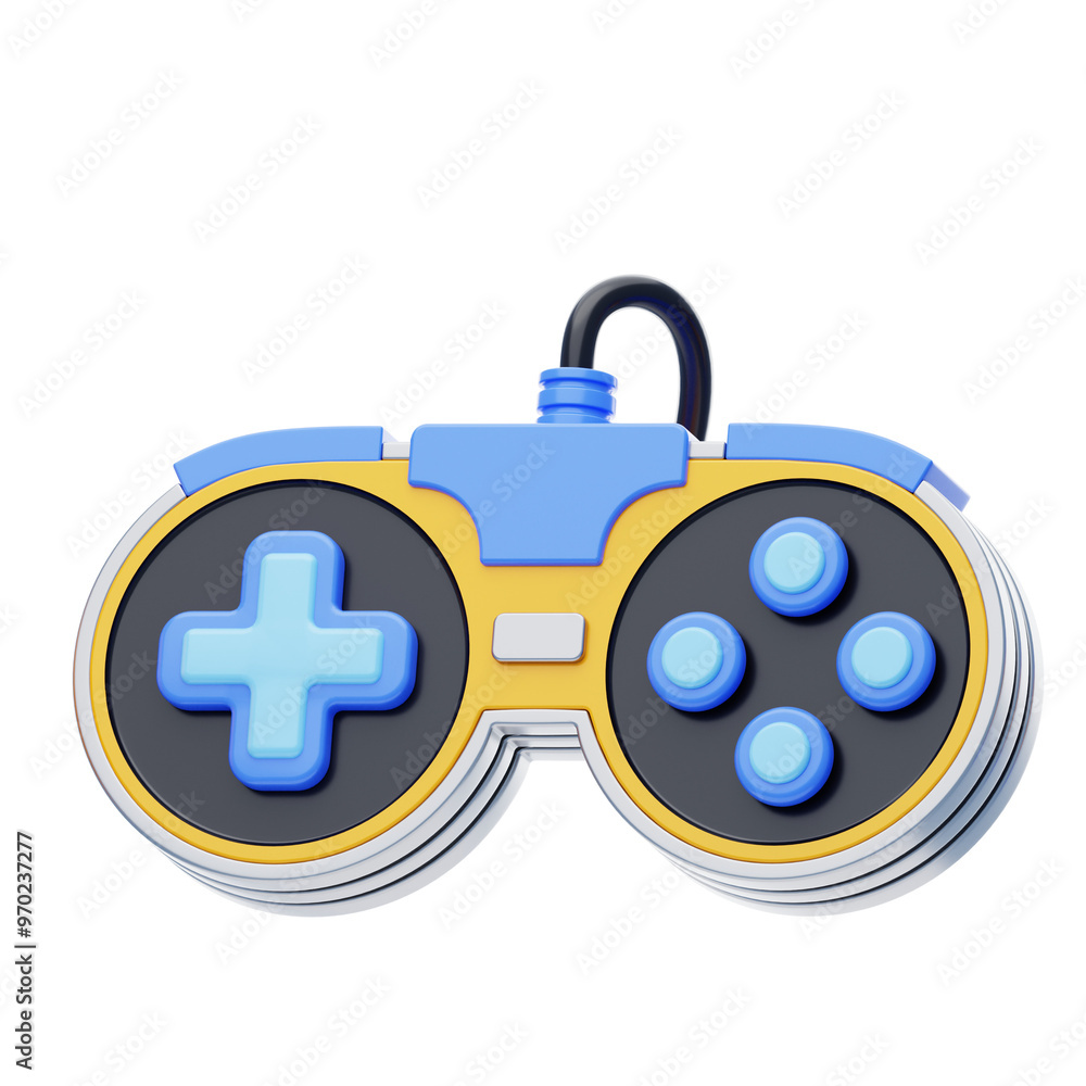 3D Game Handheld Controller. 3D Icon 3D Game Handheld Controller. 3D Icon