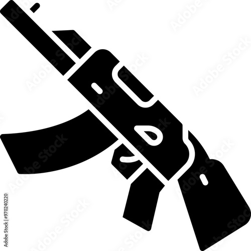 Gun rifle icon