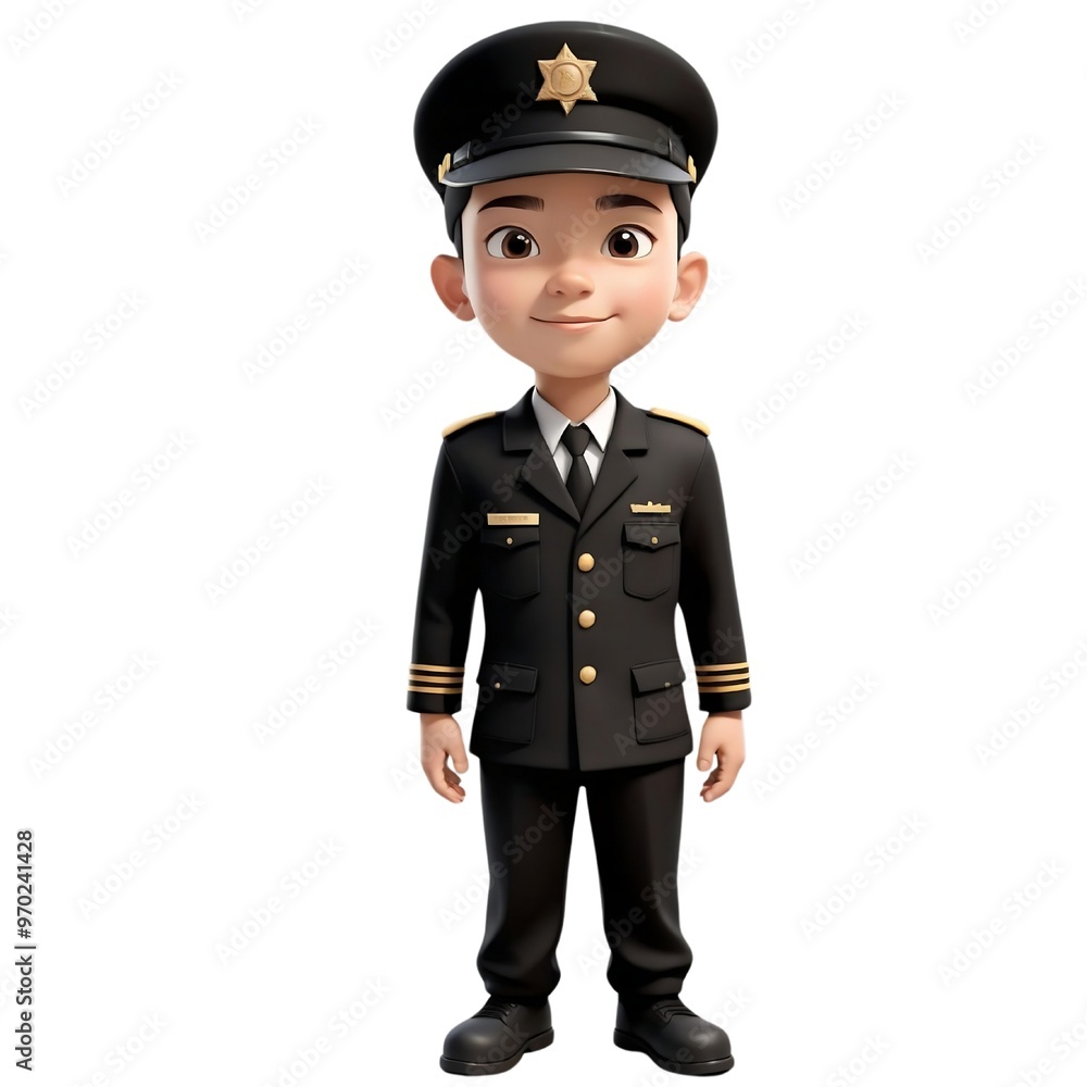 man with police uniform 