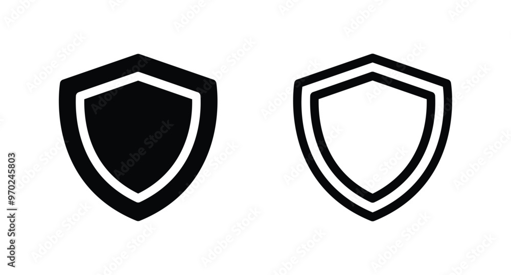 Shield icon. Protection, security icon vector for web site Shield icon. Protection, security icon vector for web site