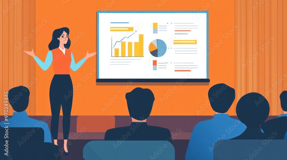 Business Presentation with Data Visuals Business Presentation with Data Visuals