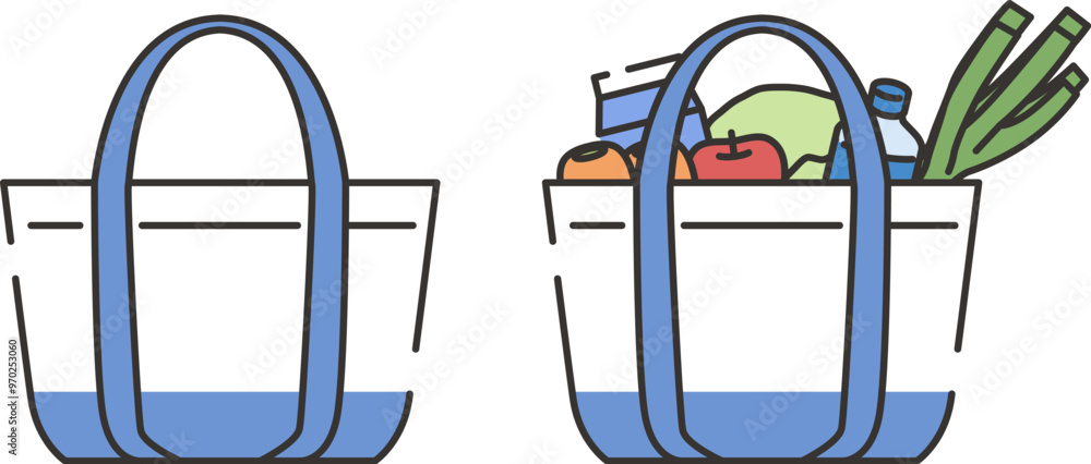 マイバックのイラスト マイバックのイラスト