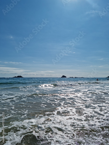 This is Sampo Beach in Gangwon-do, South Korea.