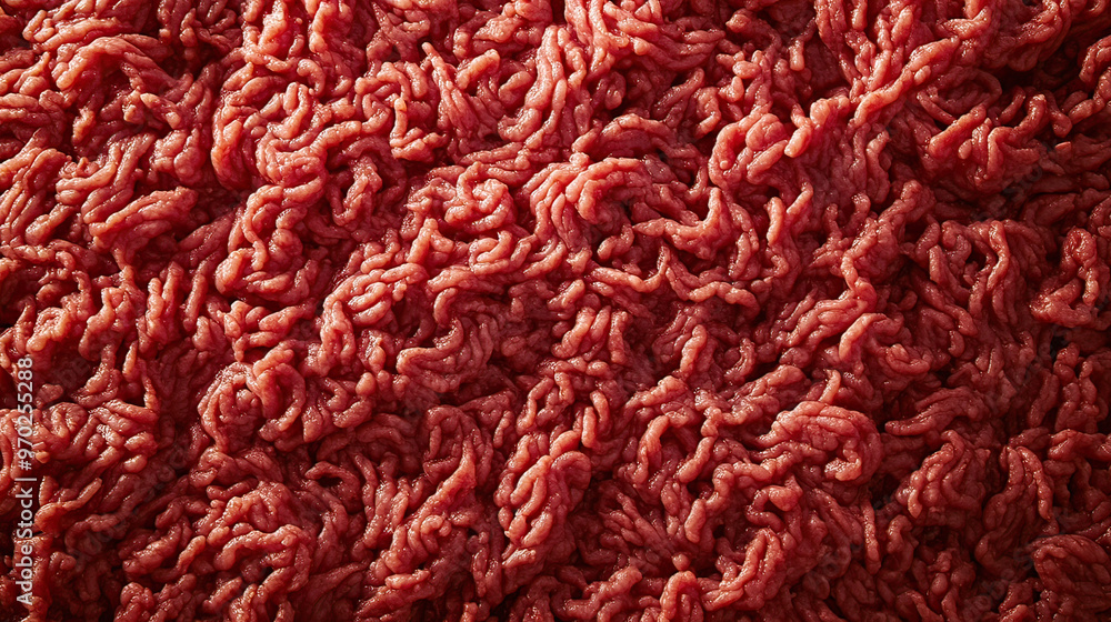 Ground beef, macro, filling the frame. Red meat Ground beef, macro, filling the frame. Red meat