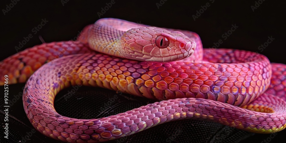 Fototapeta premium Pink Phase Coachwhip Snake