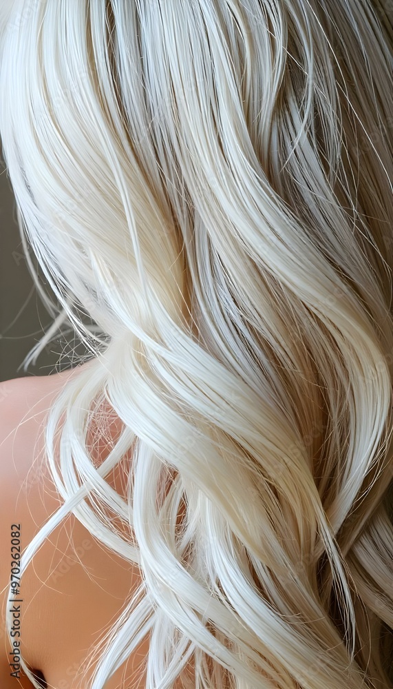 Naklejka premium hair of woman