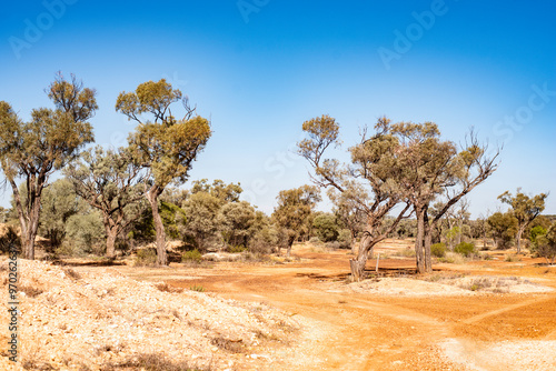 View over the Australian outback photo